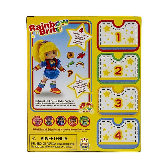 🌈 TLS TOY - Rainbow Brite - 40th Anniversary Fashion Doll - Picture 3 of 4